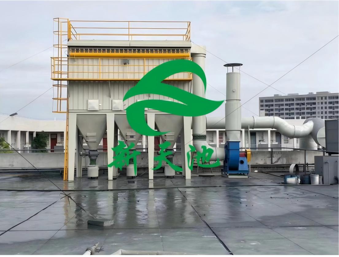惠州市惠阳区某建材公司袋式除尘治理工程