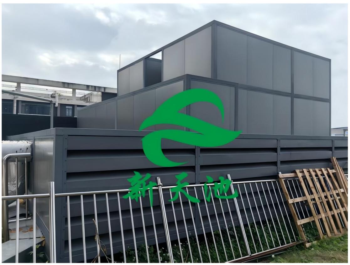 佛山市禅城区某商住风冷热泵机组降噪治理