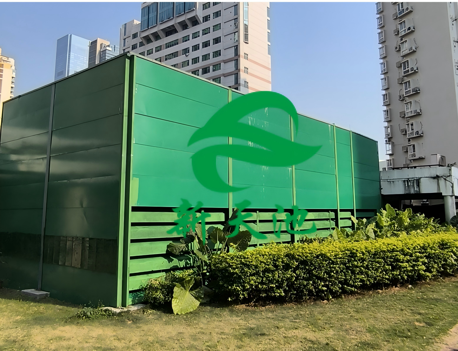 惠州市惠阳区某住宅楼2台冷却塔降噪治理工程